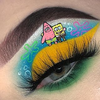 #spongebobmakeup hashtag on Instagram • Photos and Videos Spongebob Makeup, Plouise Makeup Academy, Birthday Makeup, Dope Makeup, Eye Makeup Art, No Eyeliner Makeup, Eye Design, Makeup Art, Makeup Inspo