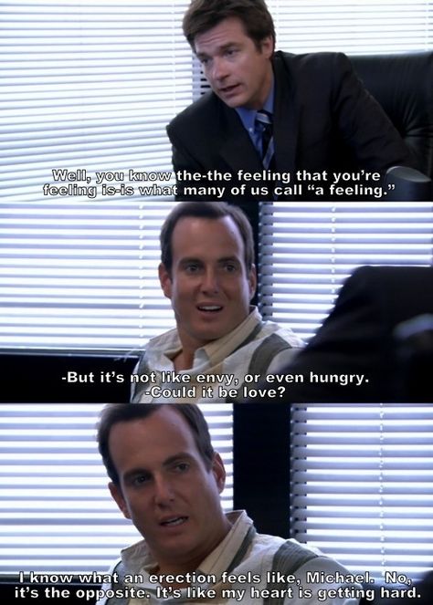 WTF is a “feeling”? | 15 Signs You Are Emotionally Unavailable Arrested Development Quotes, Emotionally Unavailable, Arrested Development, Development Quotes, Will Arnett, Emotional Skills, Top Banana, Tv Quotes, Losing Everything