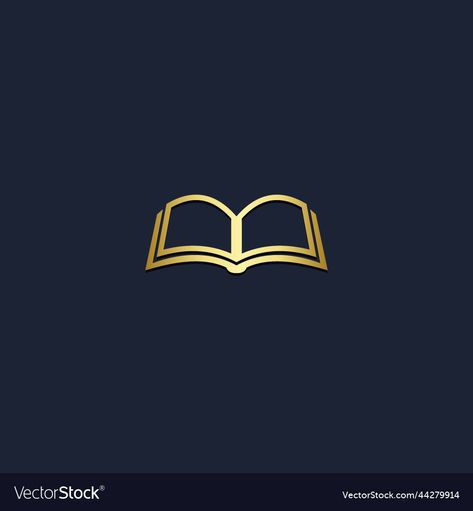 Open Book Logo, Open Book Vector, Book Icon, Book Vector, Logo Book, Book Logo, Book Icons, Open Book, Gold Logo