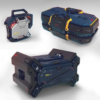 Sci-fi containers, Andrey Velichko on ArtStation at https://www.artstation.com/artwork/1aaX3 Old Sketches, Sci Fi Games, Sci Fi Props, Sci Fi Tech, Sci Fi Design, Sci Fi Environment, Game Props, Robots Concept, Robot Concept Art