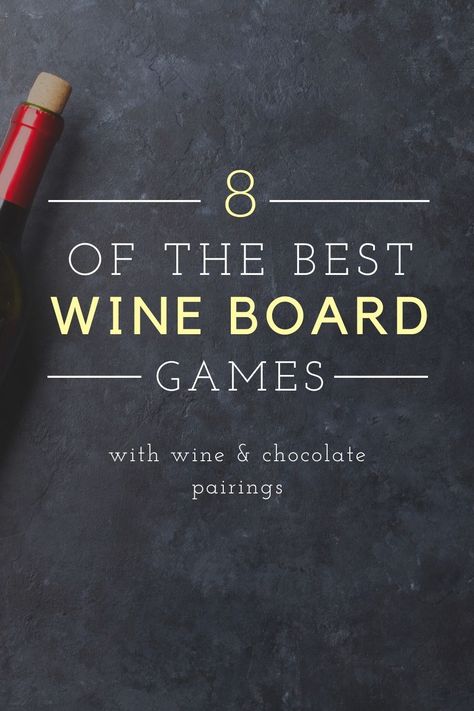 What could be better than wine and board games? This post has quite the list of wine board games for every wine lover you know. These make awesome gifts, date ideas, and fun game nights with friends. #wine #datenight #gifts #boardgames #explorewithtess Wine Night Games, Wine Games Party Ideas, Wine Party Games Activities Fun, Wine And Candy Pairing, Games For Wine Tasting Party, Blind Wine Tasting, Wine Down Wednesday, Wine Games, Chocolate Wine