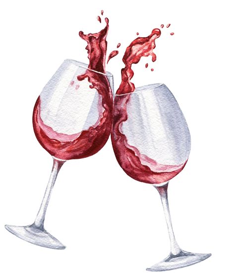 Watercolor red wine on Behance Wine Glass Drawing, Wine Painting, Wine Glass Art, Watercolor Red, Wine Art, Glass Artwork, Interior Design Art, Beginner Painting, Easy Paintings