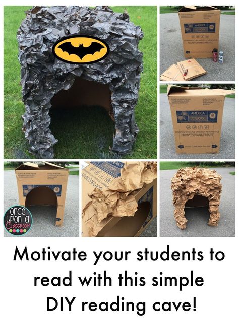 Once Upon A Classroom: The Bat Cave! Batman Cave, Batman Justice League, Josh Washington, Superhero Vbs, Strašidelný Halloween, Batman Decor, Batman Theme, Superhero Crafts, Superhero Classroom