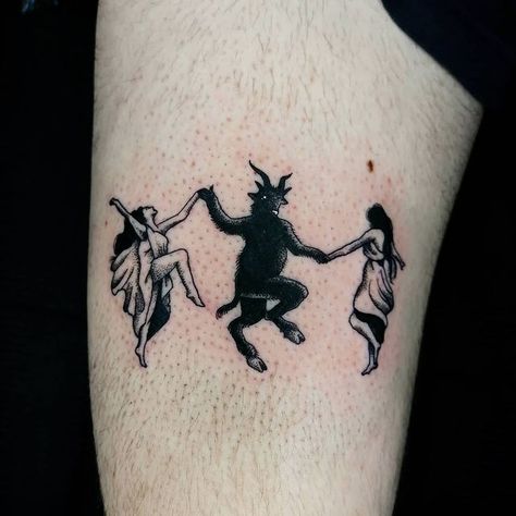 Tattoo Art Ideas, Satanic Tattoos, Dance Tattoo, Tattoos Instagram, Medieval Tattoo, Devil Tattoo, Creative Tattoo, Badass Tattoos, Next Tattoo