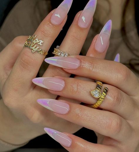 Nails July, Flare Nails, Trendy Nail Polish, Nagellack Trends, French Tip Acrylic Nails, Nail Forms, Oval Nails, Minimalist Nails, French Tip Nails