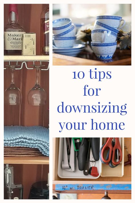 Downsizing Tips Declutter Basement, Downsize Your Home, Downsizing Your Home, How To Downsize, Downsizing Tips, Decluttering Inspiration, Declutter Home, Declutter Challenge, Simple Lifestyle