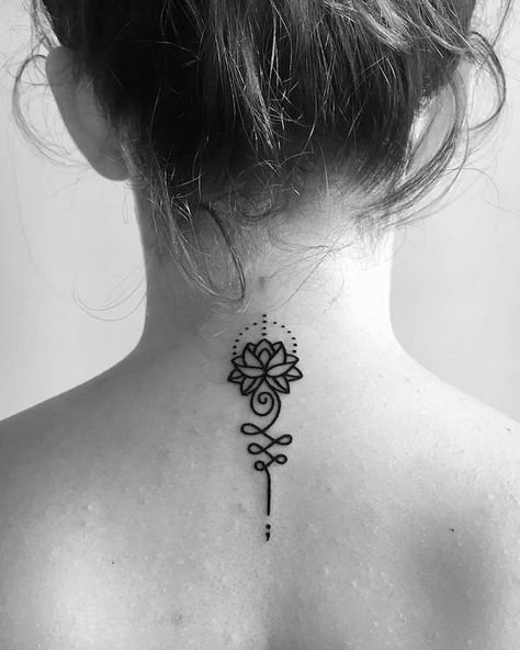 Back Of Neck Tattoos For Women, Tattoo 101, Semicolon Tattoos, Nape Tattoo, Small Neck Tattoos, Tattoo Son, Tiny Tattoos For Women, Girl Neck Tattoos, Tattoos Meaning