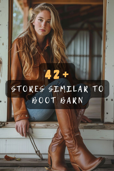 In search of stores like Boot Barn for your western wear needs? Discover 42 must-visit stores offering similar styles, from cowboy boots to rugged apparel. These shops are perfect for finding authentic and stylish western gear. Click to explore all the options and update your wardrobe with flair. #WesternWear #BootBarnAlternatives #CowboyStyle #RuggedApparel #FashionFinds #WesternShop #StyleInspo Western Shop, Boot Barn, Western Boutique, Western Store, Cowboy Style, Update Your Wardrobe, Western Wear, Cowboy Boots, Womens Boots