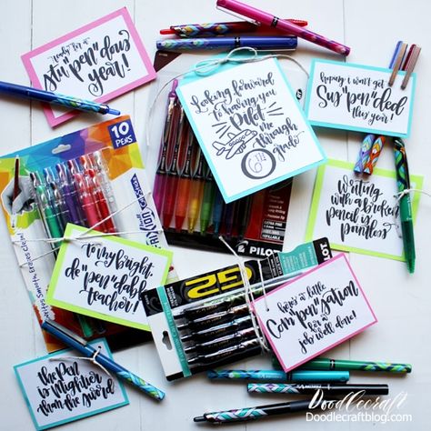 Pen Puns Gift, Pen Card, Broken Pencil, Frames Diy Crafts, Dripping Blood, How To Use Cricut, Study Essentials, School Pens, Pilot Pens