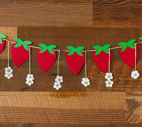 Strawberry Social, Strawberry Crafts, Strawberry Shortcake Birthday, Strawberry Shortcake Party, Strawberry Tea, Strawberry Decorations, 1st Birthday Party Themes, Strawberry Party, First Birthday Party Themes