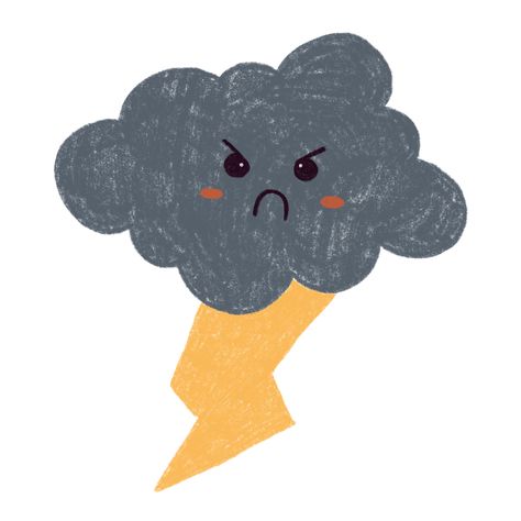 dark cloud with an angry face and lightning bolt coming down Mr Grumpy, Cloud Sticker, Cloud Stickers, Clouds Design, Sticker Shop, Favorite Things Gift, Top Artists, Science Poster, Stranger Things Fanart