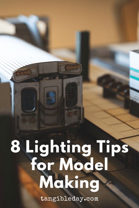 8 Professional Lighting Tips for Model Builders - Tangible Day Fun Lights, Model Kits Hobbies, Kit Bashing, Scale Model Building, Lighting Tips, Modeling Techniques, Model Train Scenery, Fancy Art, Model Hobbies