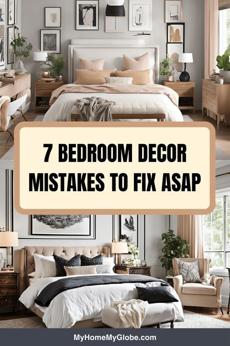 How To Style A Platform Bed, How To Design A Bedroom, How To Style A Bedroom, How To Decorate A Bedroom, Bedroom Remodel On A Budget, Transformation Tips, Bedroom Transformation, Oversized Furniture, Furniture Placement