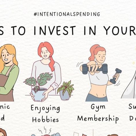 Intentional Spending, Self Investment, Invest In Yourself, March 27, Organic Food, Personal Goals, Organic Recipes, Health And Nutrition, Follow For More