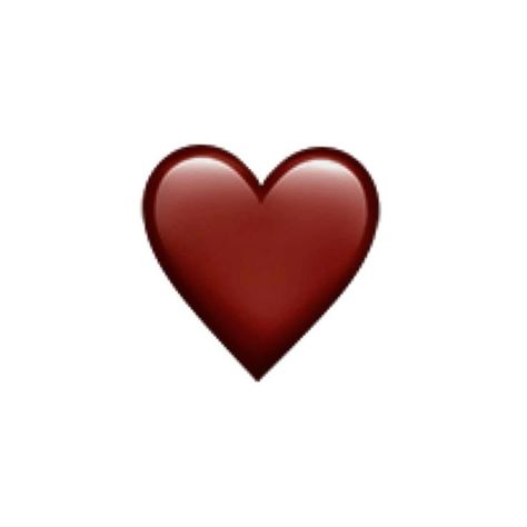 Burgundy Emoji, Brown Heart Emoji, Heart Emoji Stickers, Phone Emoji, Red Heart Stickers, Red Moodboard, Custom Emojis, Sticker Emoji, Imessage Sticker