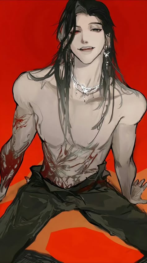 Oc Manga, Hxh Characters, Heavens Official Blessing, Heaven Officials Blessing, Hua Cheng, Heaven Official's Blessing, Heaven's Official Blessing, Anime Drawings Boy, 영감을 주는 캐릭터