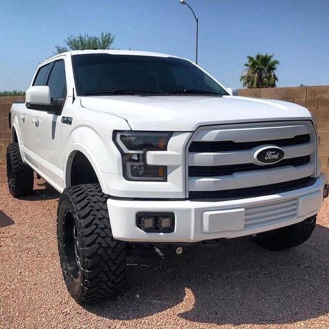 Jacked Up Truck, Trucks Chevy, Ford Trucks F150, Trucks Lifted Diesel, Diesel Mechanics, White Truck, Lifted Chevy Trucks, Jacked Up Trucks, Truck Tyres