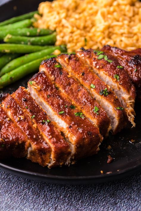 Brown Sugar Glazed Pork Chops, Glazed Pork Chops Recipes, Oven Pork Chops, Brown Sugar Pork Chops, Baked Pork Chops Oven, Easy Pork Chops, Brown Sugar Recipes, Easy Pork Chop Recipes, Pork Chop Recipes Baked