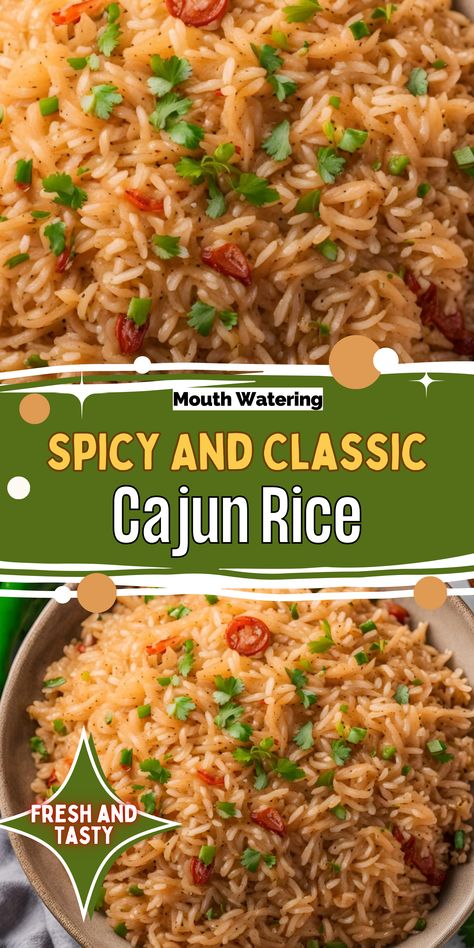 Spicy, smoky, and packed with bold Cajun flavors! This easy Cajun rice is the perfect side dish for any meal. 🌶🍚

#cajunfood #ricerecipes #spicyflavors #southerncooking Cajun Rice, Easy Cajun, Savory Dips, Party Spread, Appetizer Ideas, Cajun Recipes, Southern Cooking, Perfect Appetizers, Perfect Side Dish