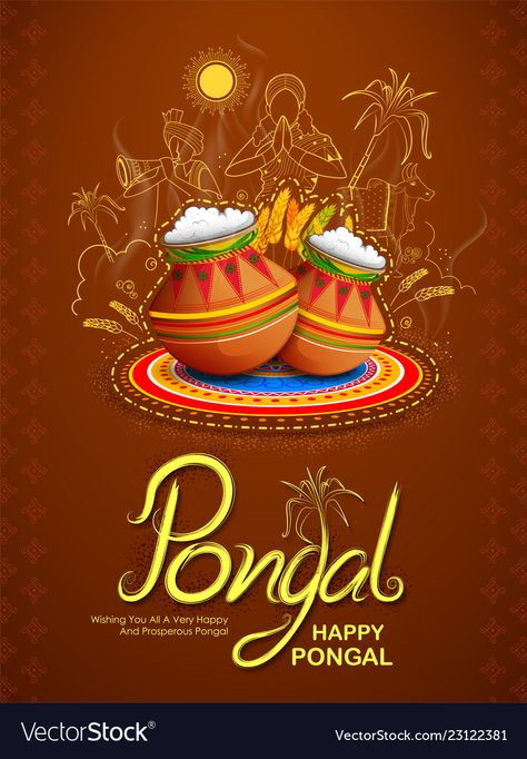 Happy Pongal In Tamil, Pongal Festival Images, Sankranti Wishes Images, Pongal Images, Tamil Greetings, Happy Pongal Wishes, Pongal Wishes, Sankranti Wishes, Pongal Celebration