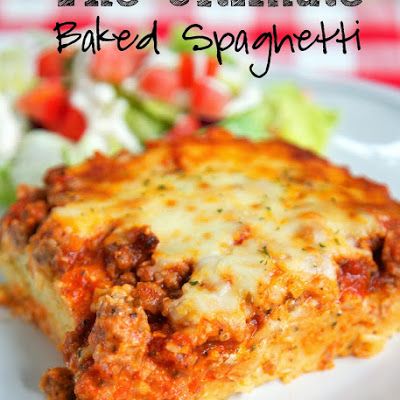 The Ultimate Baked Spaghetti | Plain Chicken @keyingredient #cheese #chicken #italian Ultimate Baked Spaghetti, Spaghetti Bake, Spaghetti Recipes Easy, Baked Spaghetti Casserole, Cheesy Spaghetti, Baked Spaghetti Recipe, Spaghetti Casserole, Plain Chicken, Spaghetti Recipe