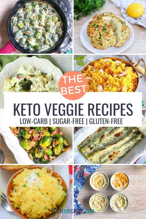 These are the most popular delicious keto vegetable recipes and healthy recipes that are perfect for those following a low-carb or keto diet. Each easy keto side dish is packed with flavor and uses only a few ingredients. #lowcarbvegetablerecipes #ketovegetablerecipes #cheapketosidedishrecipes #cheaplowcarbvegetablerecipe #ketoreciperoundups #ketodinnerrecipes #cheapketodinnerrecipes#ketofamilydinners #lowcarbfamilydinners Vegetable Side Dishes Keto, Keto Veggie Side Dishes, Keto Friendly Vegetables List, Keto Veggie Sides, Thinlicious Recipes, Keto Vegetable Recipes, Gluten Free Side Dishes, Keto Veggie Recipes, Keto Veggies