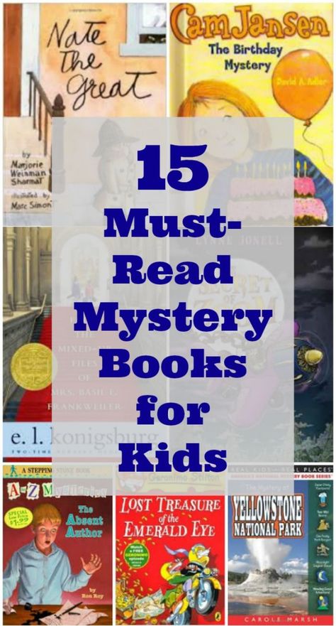 Pint-size detectives and super sleuths will love these mystery and detective books - picture books, early readers and chapters books for preschool, kindergarten, elementary and middle school kids!  Great way to build logic thinking skills and fun gift idea for kids who love to solve mysteries! Mystery Reader Ideas For Parents, Logic Thinking, Easy Chapter Books, Detective Theme, Kids Hunting, Mystery Genre, Cozy Mystery Books, Detective Books, Kid Detectives