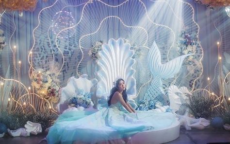 18th Debut Theme, Debut Theme Ideas, Debut Themes, Debut Theme, Deco Ballon, Debut Ideas, Underwater Theme, Mermaid Room, Sea Wedding