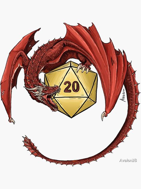 "DnD - DM symbol -solo" Sticker by Avalon18 | Redbubble Dnd Logo Design, Dnd Painting Ideas, Dnd Rouge, Dnd Logo, Dungeons And Dragons Painting, Nerdy Stickers, Dnd Symbols, Dragon Protecting, Dnd Tattoo