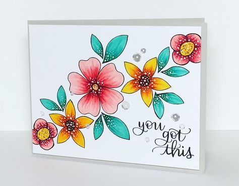 Paint Cards, Copic Coloring, Cards Ideas, The Hope, Bullet Journal Ideas Pages, Simon Says Stamp, Simon Says, Letter Art, Watercolor Cards