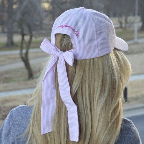 Pink Cap Outfit, Pink Hat Outfit, Preppy Hats, Cute Hats For Women, Preppy Hat, Girls Cap, Girl Hats, Preppy Clothing, Cute Cap