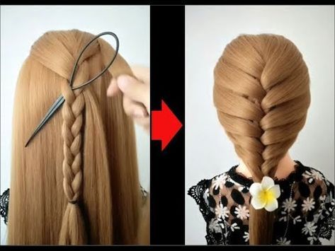 Top 10 amazing hairstyles ♥️ Hairstyles Tutorials ♥️ Easy hairstyles with hair tools - YouTube Amazing Hairstyles, Fishtail Braid, Wedding Guest Hairstyles, Beautiful Beautiful, Hair Care Tips, Hair Dos, Hair Designs, Hair Tools, Bun Hairstyles