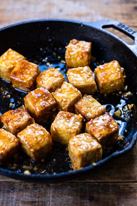 Honey Tofu Recipes, Honey Mustard Tofu, Autumnal Dinner, Honey Tofu, Honey Garlic Tofu, Garlic Tofu, Tofu Sauce, Tonights Dinner, Healthy Turkey Recipes