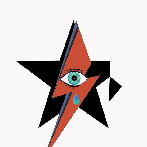 Starman David Bowie Tattoo, David Bowie Silhouette, David Bowie Embroidery, David Bowie Symbols, David Bowie Painting Easy, David Bowie Merch, David Bowie Art Illustration, David Bowie Sketch, David Bowie Stickers