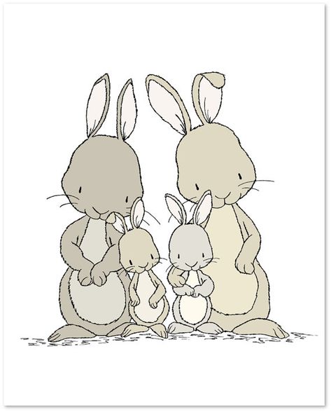 Bunny Nursery Art :  You can CUSTOMIZE this print to any colors you choose, either from the color chart or a picture or link, just let me know and I can create a custom listing for you!  *Be sure to select your size in the drop down box above.  Here at Sweet Melody Designs we love creating cute art for your little ones rooms. We believe in encouraging the imagination of children and giving them a beautiful place to grow up. It is our hope that our art can have a small part in that wonderful expe Bunny Nursery Art, Kid Bedrooms, Bunny Family, Sweet Melody, Woodland Nursery Art, Bunny Nursery, Nursery Art Girl, Woodland Art, Art Mignon