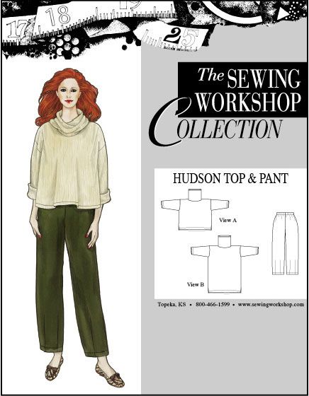 Sewing Workshop  Hudson Top & Pants sewing pattern Hudson Pants Pattern, Jacket Sewing Patterns, Cloak Pattern, Trousers Pattern, Jacket Sewing, Pattern Outfits, Sewing Tops, Pants Sewing, Sewing Workshop