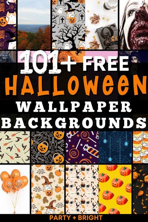 collage of halloween wallpapers and backgrounds for iphone and other devices with text 101 free halloween wallpaper backgrounds Iphone Background Wallpaper Halloween, I Phone Wallpaper Halloween, Haunted House Wallpaper Iphone, Fall Iphone Screensaver, Free Halloween Iphone Wallpaper, Free Halloween Backgrounds, Free Fall Phone Wallpaper, Spooky Season Phone Wallpaper, Free Halloween Wallpaper Iphone