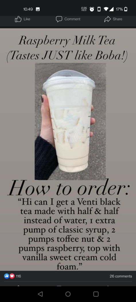 Starbucks Raspberry, Raspberry Milk, Starbucks Drink Menu, Starbucks Secret Menu Recipes, Starbucks Tea, Cold Starbucks Drinks, Starbucks Drinks Diy, Secret Starbucks Recipes, Iced Starbucks Drinks