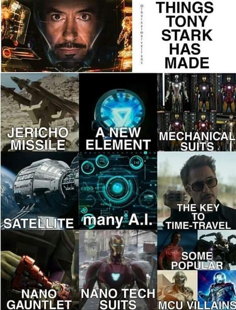 Marvel Facts Avengers, Iron Man Funny, Toni Stark, Marvel Facts, Iron Man Avengers, Funny Marvel Memes, Marvel Quotes, Who's Who, Avengers Wallpaper