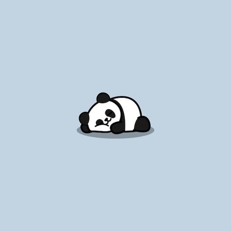 Cute lazy bear sleeping cartoon vector i... | Premium Vector #Freepik #vector #panda-logo #panda #panda-background #bear-logo Wave Icon Aesthetic, Panda Icons Aesthetic, Panda Cute Aesthetic, Cute Tiny Drawings, Panda Animation, Cute Panda Illustration, Cute Panda Art, Panda Pfp, Panda Aesthetic