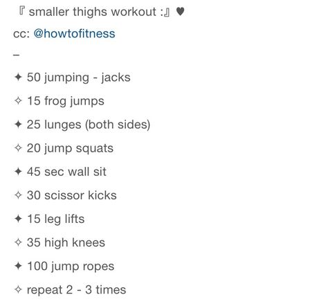 'Smaller Thighs' -- easy workout Workout Thighs Smaller, Thinner Thighs In 7 Days, Workouts To Make Your Thighs Smaller, Exercise For Smaller Thighs, Workouts To Get Smaller Thighs, How To Get Smaller Thighs In A Week, How To Make Thighs Smaller, How To Get Small Thighs, How To Make Your Thighs Smaller