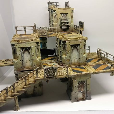 Zone Mortalis Necromunda, Apocalypse Scenery, Zone Mortalis, Hive City, Tabletop Scenery, Warhammer Necromunda, Battle Fleet, Necromunda Terrain, Village Scenery