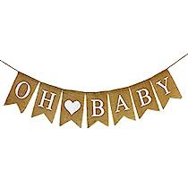 Welcome Baby Party, Gender Reveal Party Supplies, Burlap Decor, Outdoor Party Decorations, Baby Q, Baby Banners, Burlap Banner, Oh Baby, Neutral Baby Shower