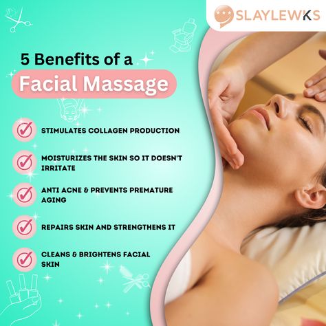 Facial massage is the ultimate self-care treat for your skin and soul. Here is why you should take regular facial massages! Benefits Of A Facial, Facial Services, Facial Benefits, Clear Skin Tips, Facial Massage, Anti Acne, Skin Tips, Facial Skin, Clear Skin