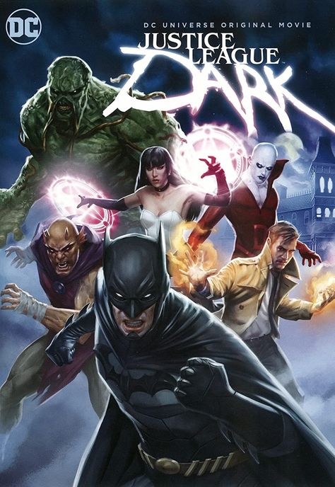 Justice League Dark (2017) Justice League Characters, Justice League Dark, John Constantine, Dc Comics Heroes, Martian Manhunter, Damian Wayne, Batman Vs, Batwoman, Original Movie