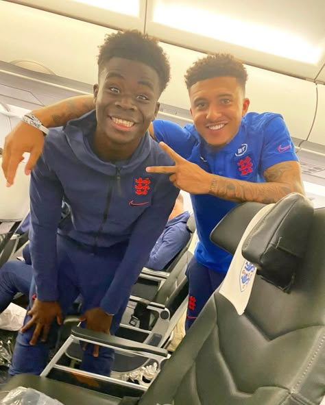 Saka And Bellingham, English Football Teams, England Football Players, England Squad, England National Football Team, England Team, Bukayo Saka, Jadon Sancho, Three Lions