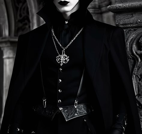 Ai created gothic vintage vampire fashion #vampirefashion #gothfashion #menswear #menstyle #aesthetic #vampire #vampcore Vampire Outfits Aesthetic Men, Casual Vampire Outfits Men, Victorian Vampire Aesthetic Outfit Male, Gothic Vampire Outfit Male, Vampire Outfit Aesthetic Male, Vampire Guy Aesthetic, Vampire Outfits Men, Vampire Men Aesthetic, Vampire Clothes Men