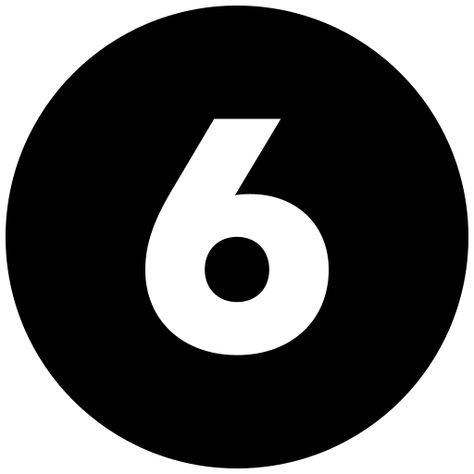 Number 6 Design Fonts, Number Icon, Copy And Paste Fonts, Number Icons, Bubble Letter Fonts, Font Bubble, Minimal Font, Instagram Font, Number Six