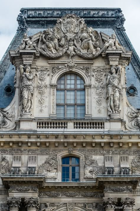 Louvre Palace - Paris Louvre Palace, Architecture Cool, Architecture Baroque, Architecture Antique, Paris Architecture, French Architecture, Chateau France, Baroque Architecture, Classic Architecture