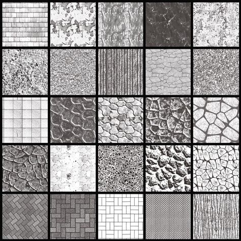 25% off till 27/04 Gravel Texture Drawing, Concrete Texture Drawing, Rock Texture Drawing, Stone Texture Drawing, Different Textures Drawing, Texture Drawing Ideas, Furniture Texture, Architectural Textures, Simulated Texture